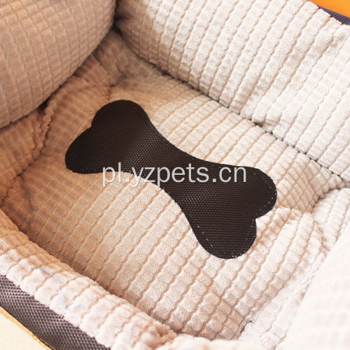 Miękkie ciepłe wodoodporne hurtowo luksusowe łóżko dla psa